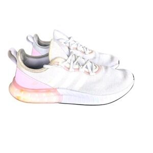 Adidas Kaptir Womens Super Boost Running Shoes 11‎ Size Athletic Pink White